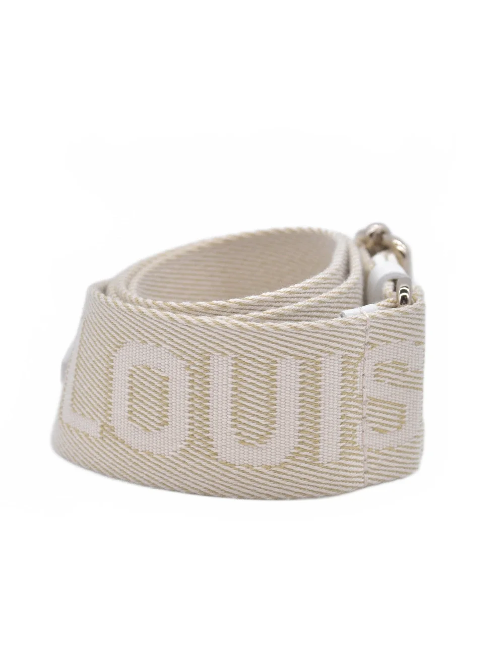 $715 Louis Vuitton Nylon Coussin Shoulder Strap White